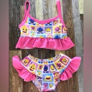 Baby shark pink swimsuit